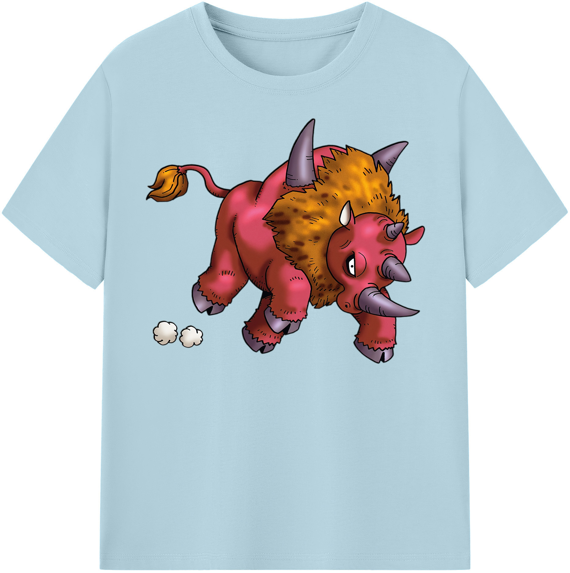 （画像用） ドラゴンクエスト Doragon Kuesuto Dragon Quest 綿100％半袖Tシャツ（フロントプリント）